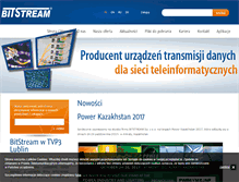 Tablet Screenshot of bitstream.com.pl